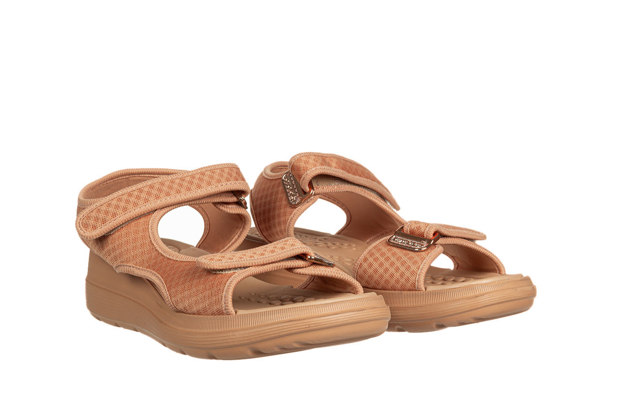 Sandały azaleia greice soft papete brown 198044, brązowy, materiał - płaskie - sandały - buty damskie - kobieta 10