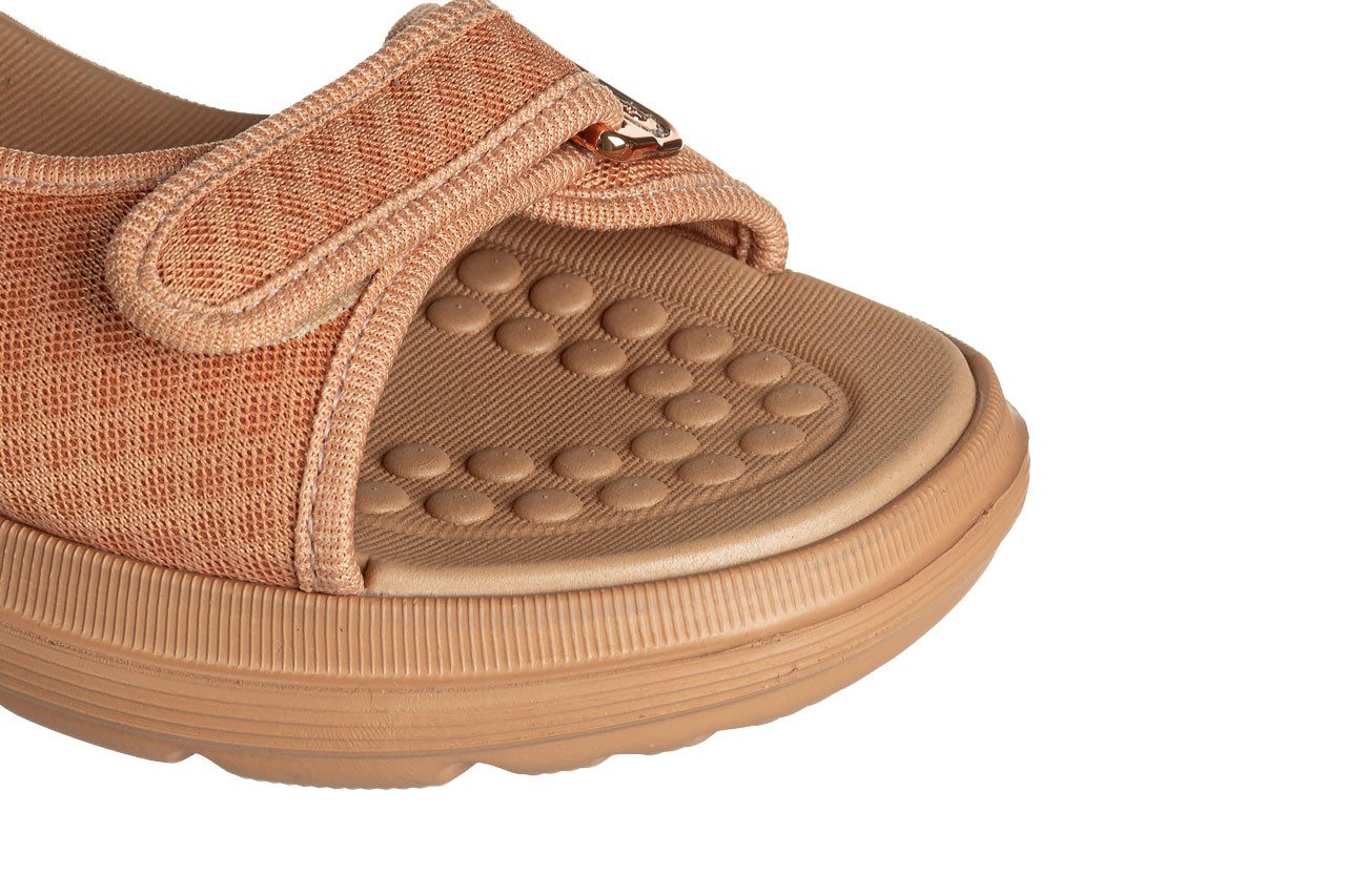 Sandały azaleia greice soft papete brown 198044, brązowy, materiał - płaskie - sandały - buty damskie - kobieta 15