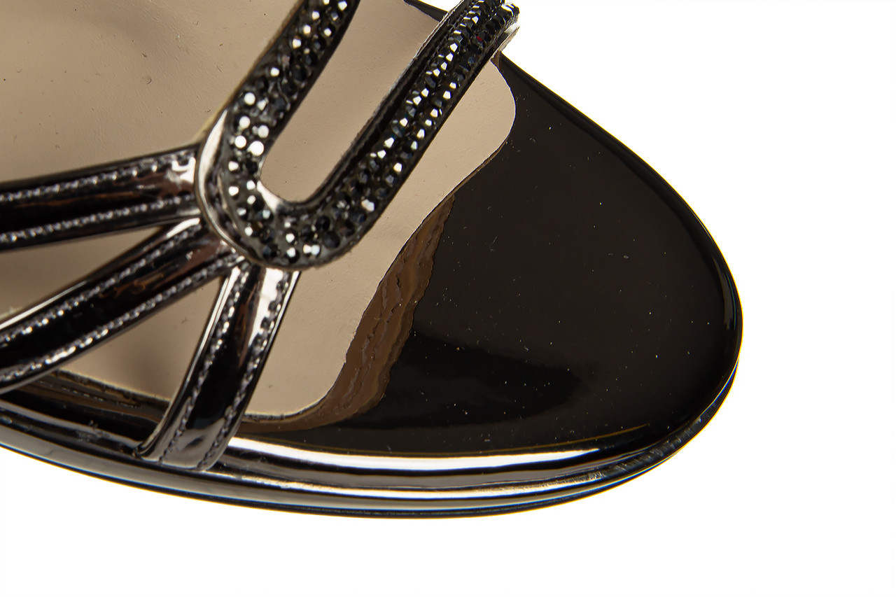 Sandały bayla-187 587-531 platinum 187123, czarny, skóra ekologiczna - na obcasie - sandały - buty damskie - kobieta 15