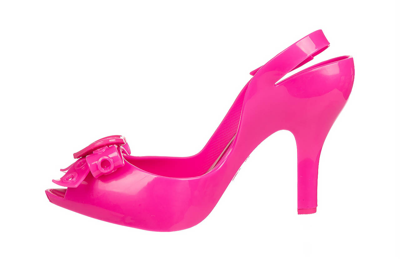 Sandały melissa lady dragon hot ad pink 010471, różowy, guma - na szpilce - sandały - buty damskie - kobieta 9