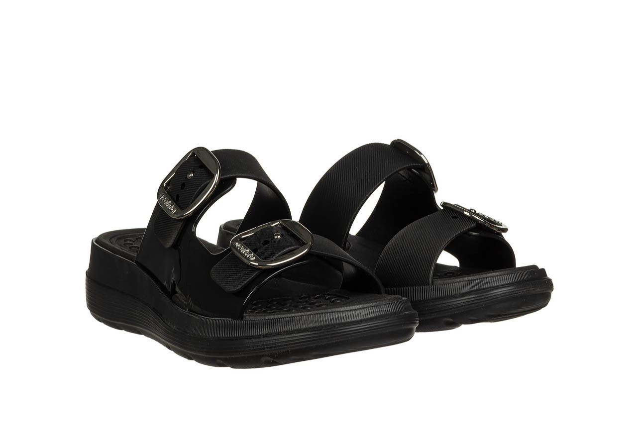 Klapki azaleia cida soft tam black 198041, czarny, tworzywo - gumowe/plastikowe - klapki - buty damskie - kobieta 13
