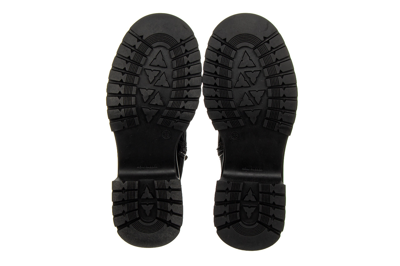 Trzewiki bayla-161 177 4007 black patent 161617, czarny, skóra naturalna  - sznurowane - botki - buty damskie - kobieta 13