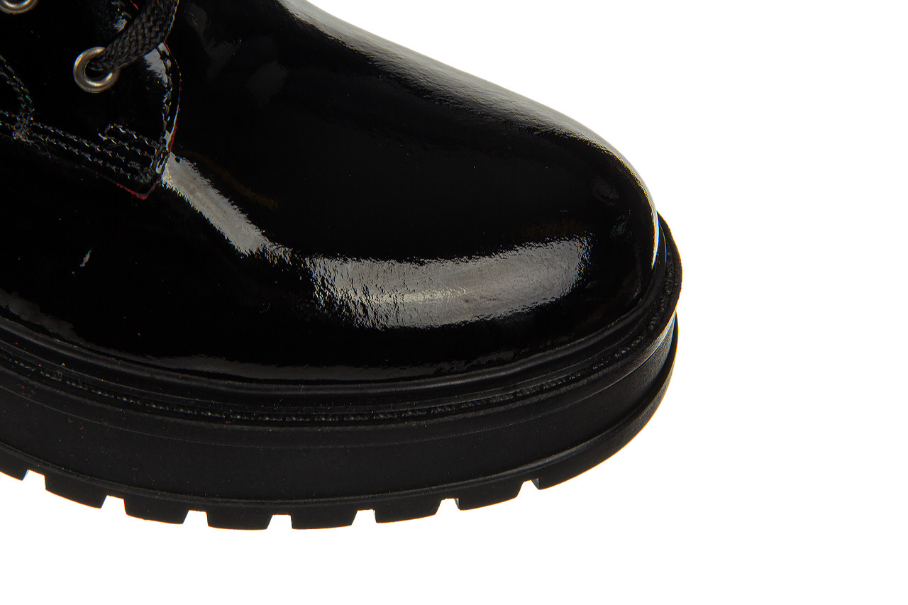 Trzewiki bayla-161 177 4007 black patent 161617, czarny, skóra naturalna  - na platformie - botki - buty damskie - kobieta 14