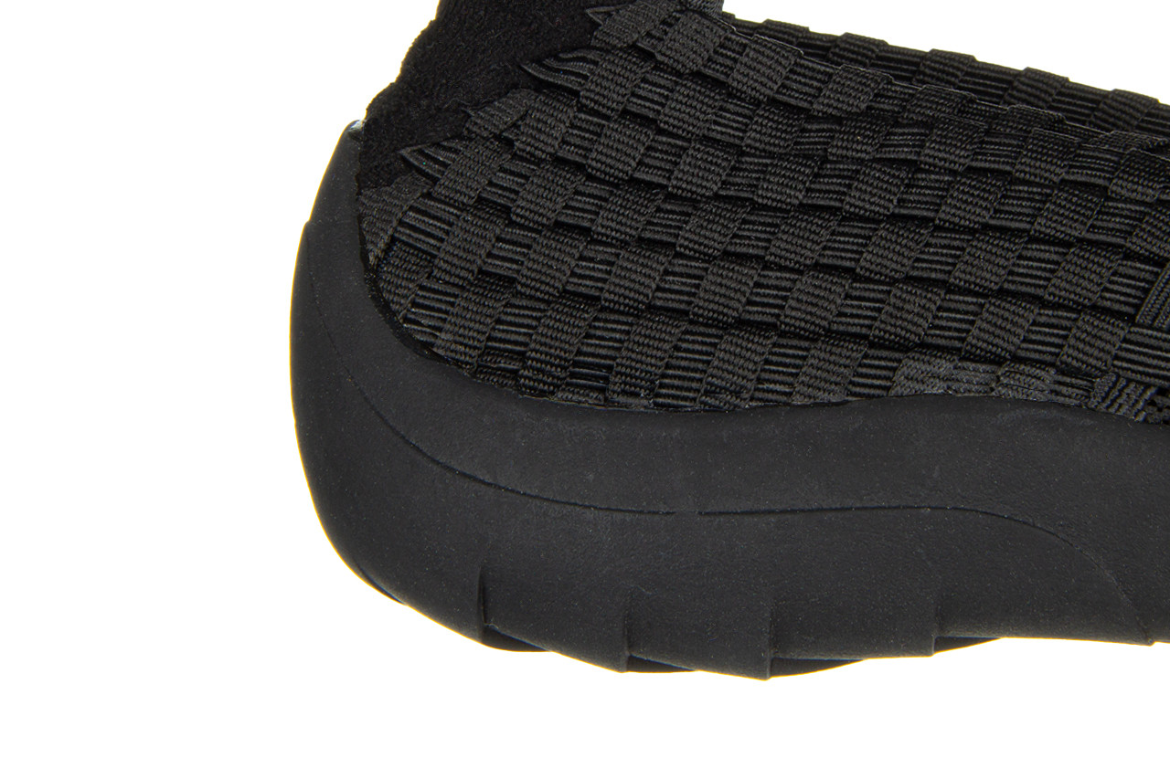 Półbuty rock inoko black 032965, czarny, materiał - obuwie sportowe - buty damskie - kobieta 12