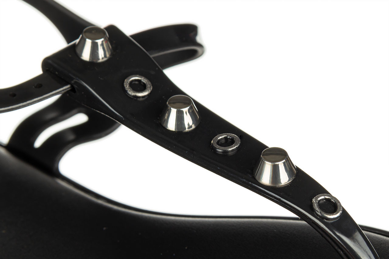 Sandały melissa solar studs ad black 010474, czarny, guma - płaskie - sandały - buty damskie - kobieta 14