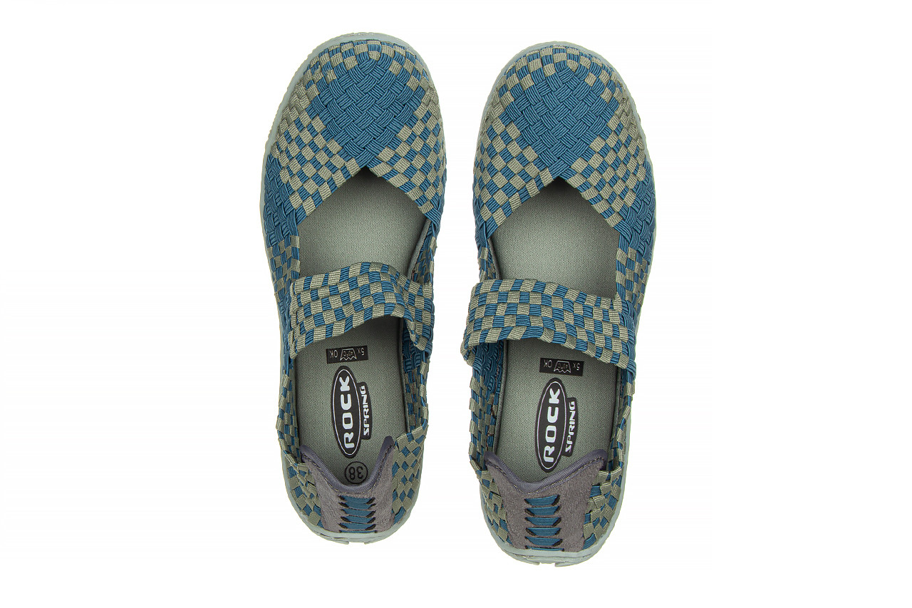 Półbuty rock cape town bluegrass 032935, niebieski, materiał - obuwie sportowe - buty damskie - kobieta 11