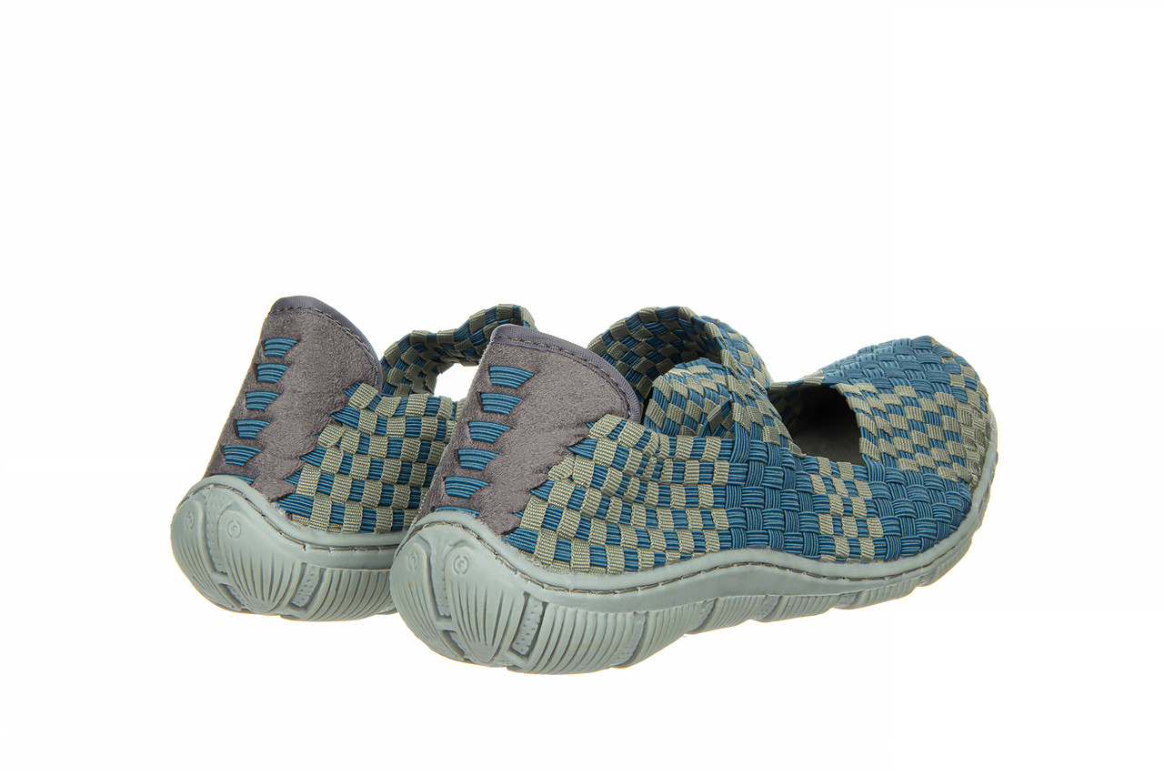 Półbuty rock cape town bluegrass 032935, niebieski, materiał - obuwie sportowe - buty damskie - kobieta 10