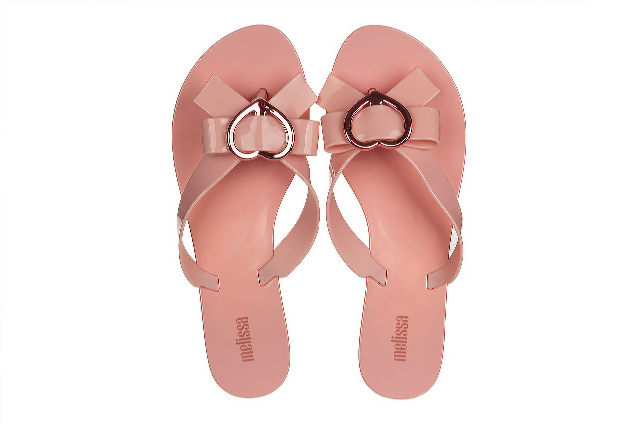 Japonki melissa harmonic hot ad pink 010462, różowy, guma - gumowe/plastikowe - klapki - buty damskie - kobieta 12