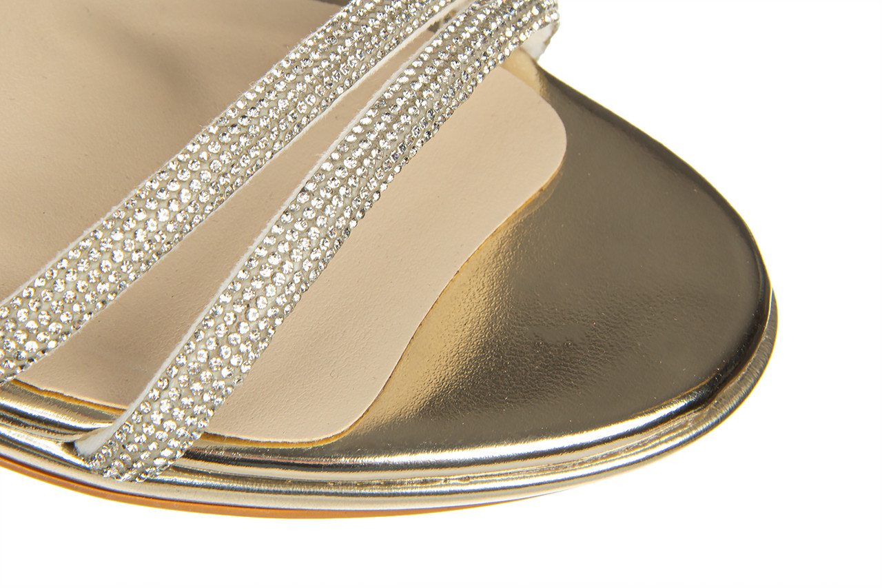 Sandały bayla-187 589-1729 gold 187131, złoty, skóra ekologiczna  - na szpilce - sandały - buty damskie - kobieta 13