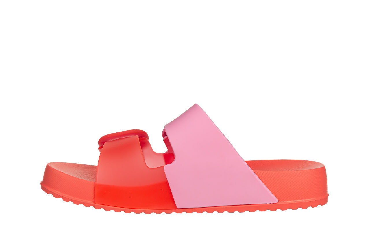 Klapki melissa cozy slide ad red pink 010453, różowy, guma - gumowe/plastikowe - klapki - buty damskie - kobieta 9