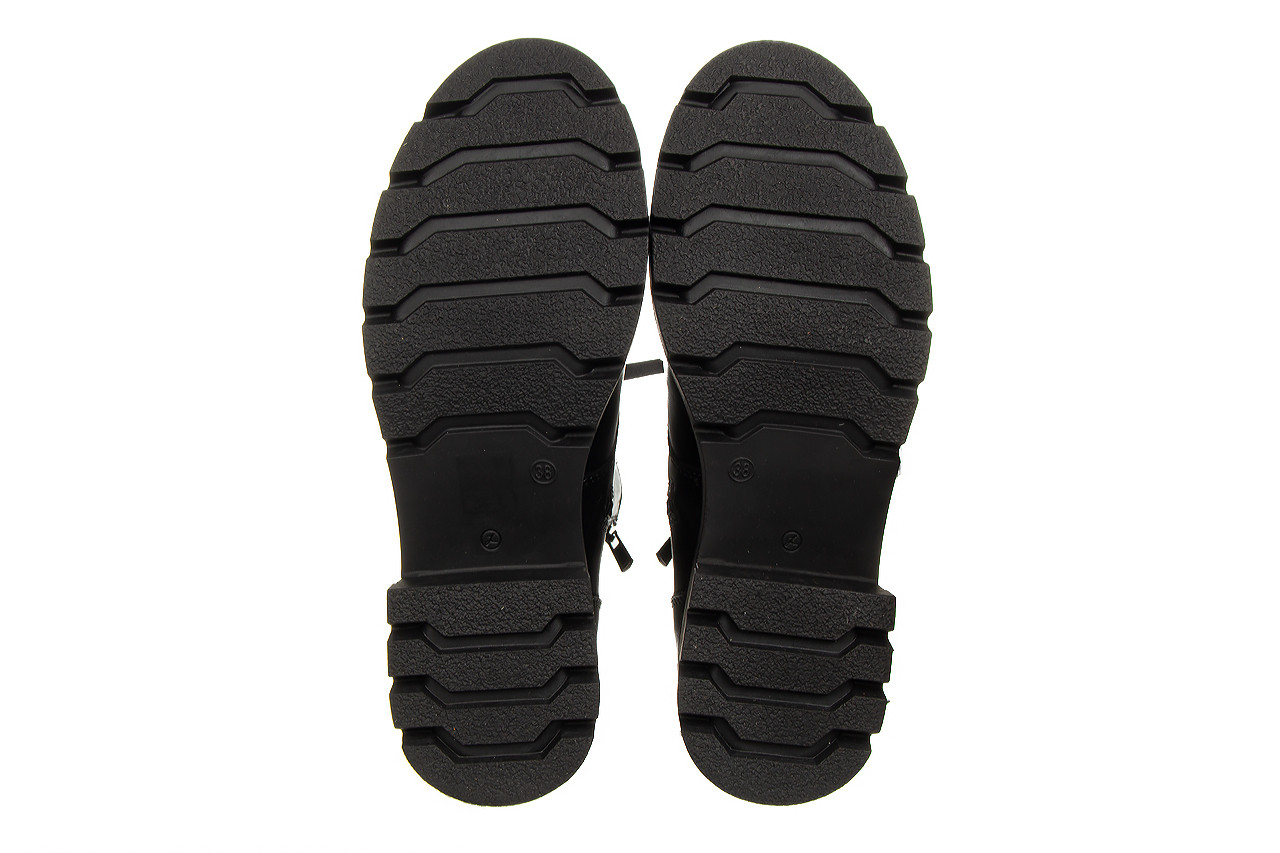 Trzewiki bayla-161 188 1104 01 black 161627, czarny, skóra naturalna  - sznurowane - botki - buty damskie - kobieta 12