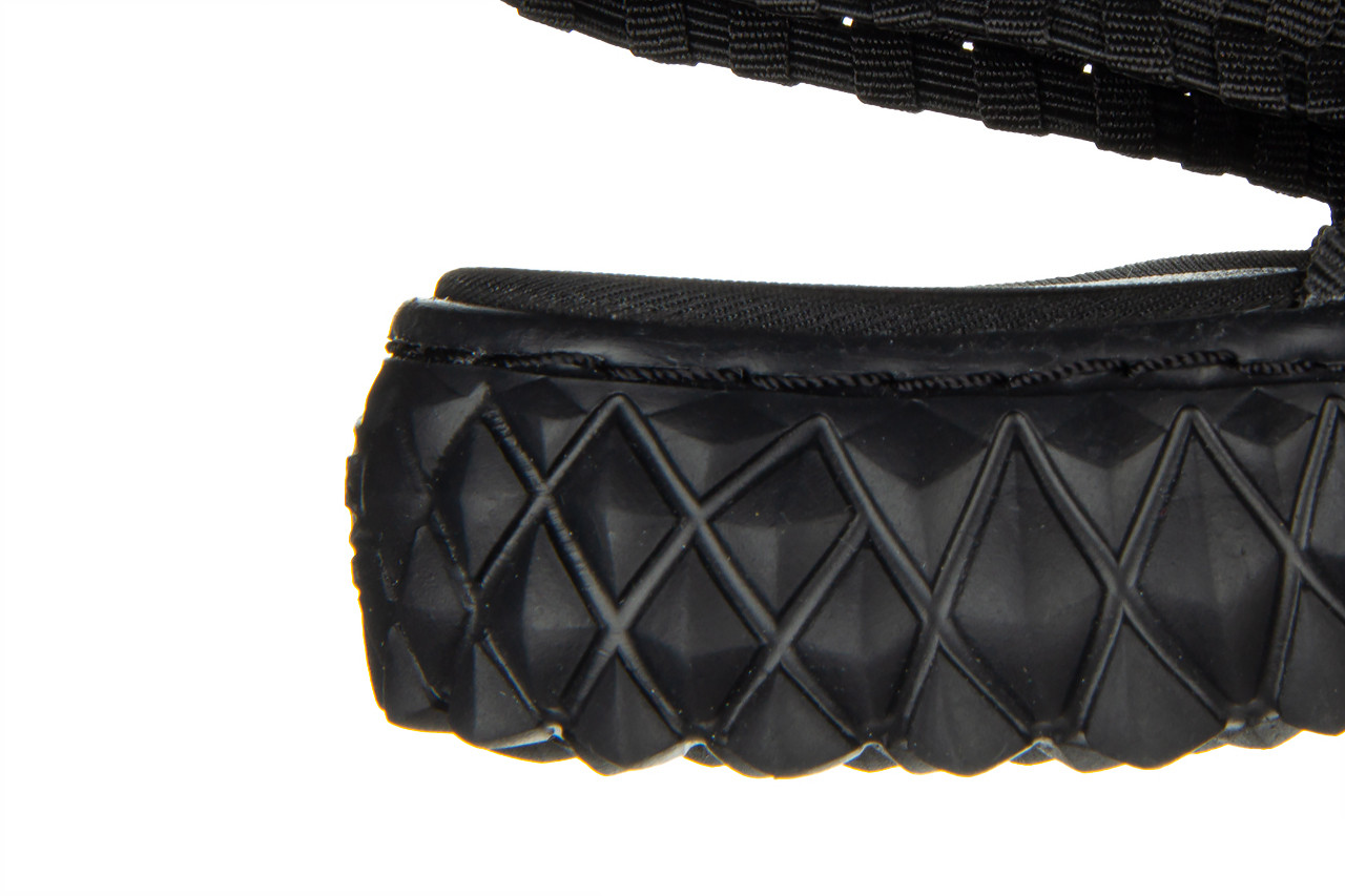 Sandały rock dakota black 23 032948, czarny, materiał - płaskie - sandały - buty damskie - kobieta 12
