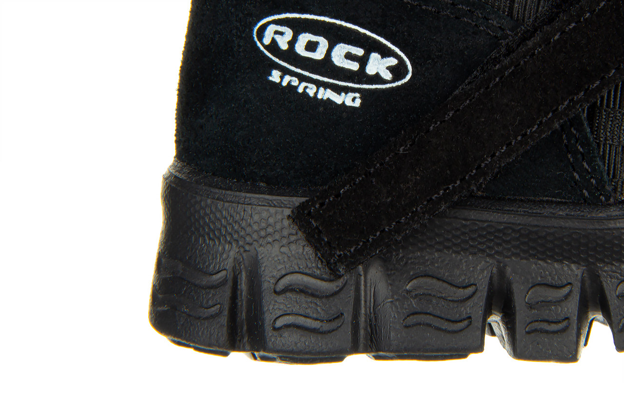 Półbuty rock oxana black 032981, czarny, materiał - obuwie sportowe - buty damskie - kobieta 12