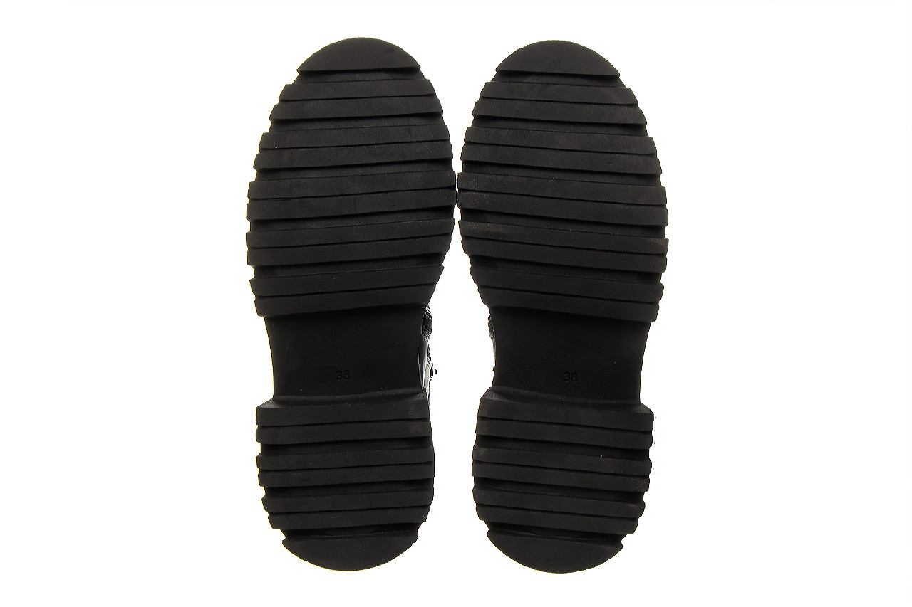 Botki bayla-161 205 1504 01 black 161648, czarny, skóra naturalna  - sznurowane - botki - buty damskie - kobieta 13