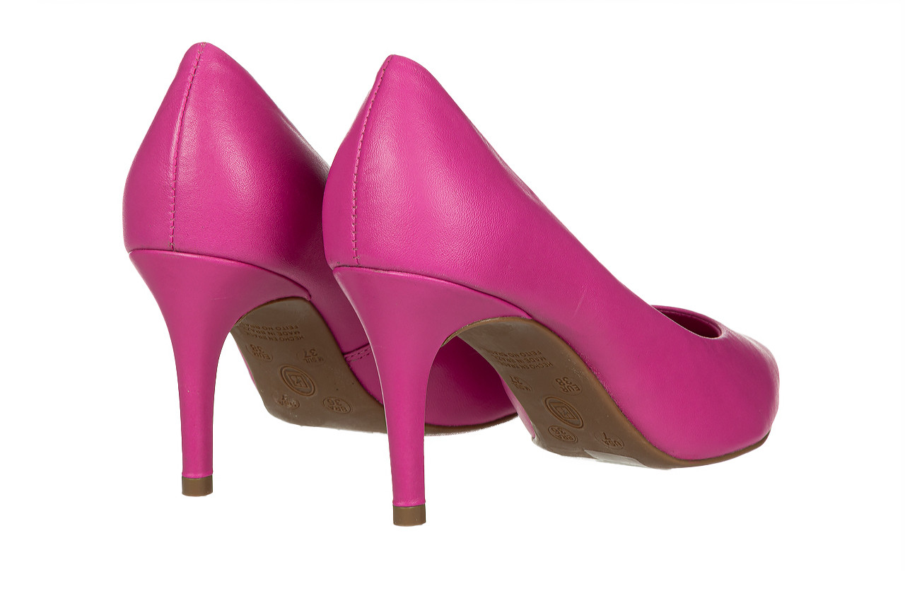 Czółenka bottero 353701 hot pink 523061, różowy, skóra naturalna  - szpilki - buty damskie - kobieta 14