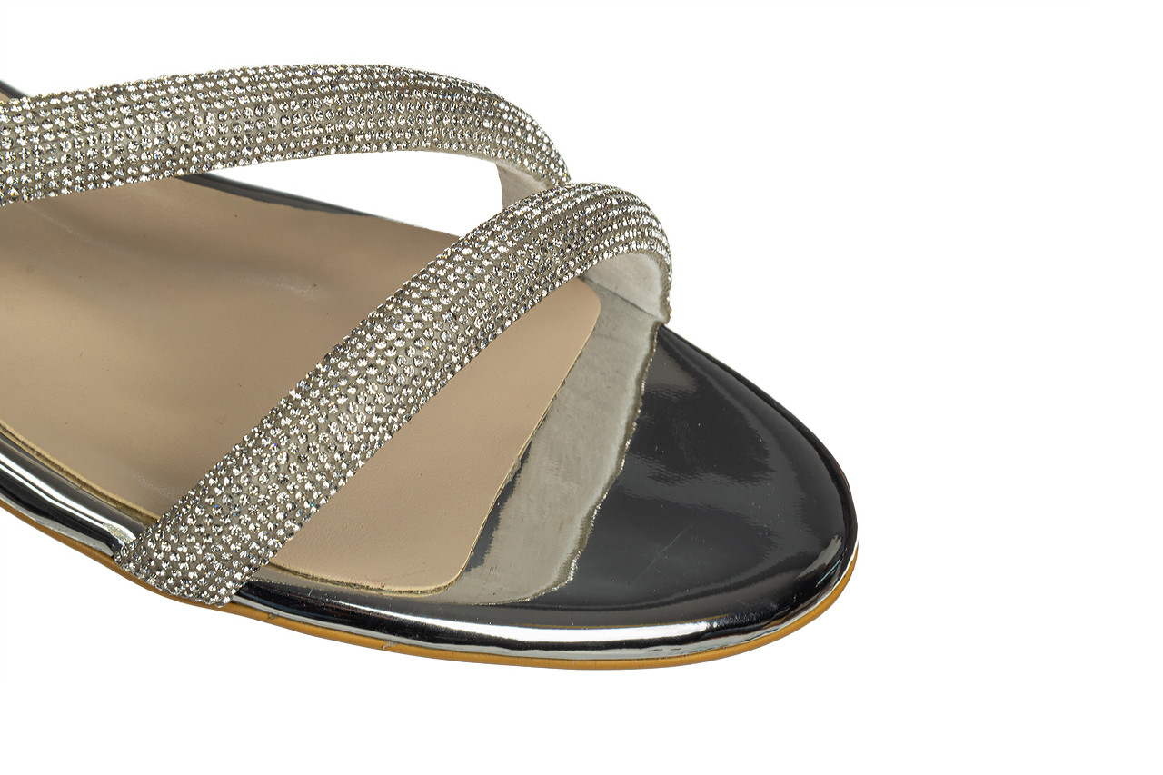 Sandały bayla-187 1719 silver 187112, srebrny, skóra ekologiczna - płaskie - sandały - buty damskie - kobieta 14