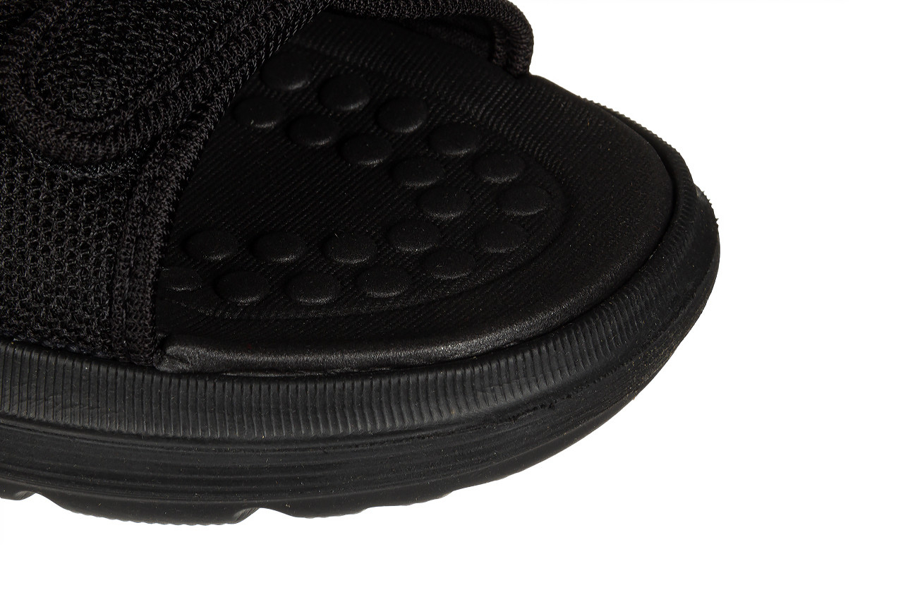 Sandały azaleia greice soft papete black 198043, czarny, materiał 15
