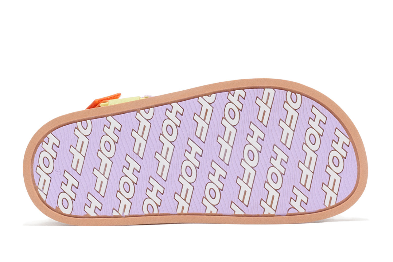 Sandały hoff garden lilac 203011, wielokolorowe, materiał - płaskie - sandały - buty damskie - kobieta 9
