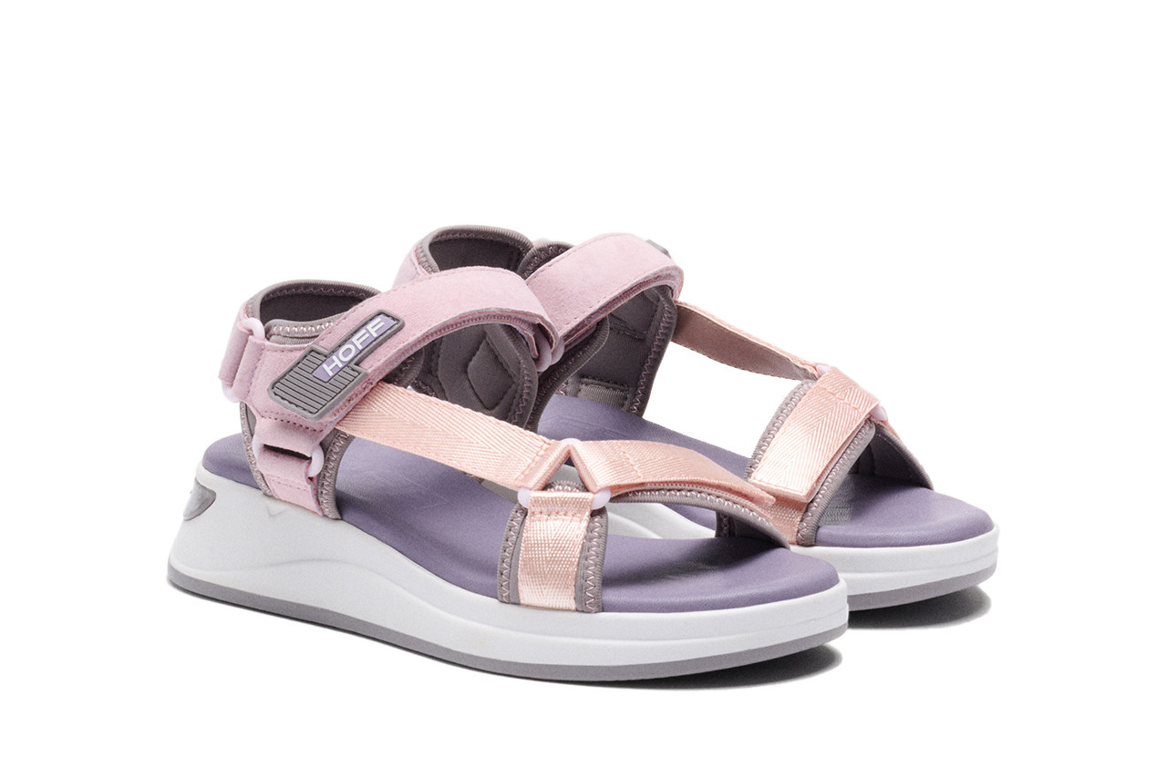 Sandały hoff barbados 203008, fioletowy, materiał - płaskie - sandały - buty damskie - kobieta 6
