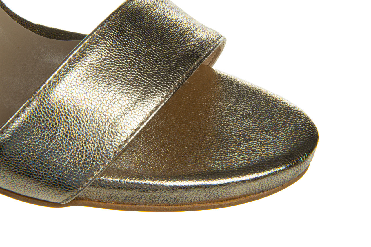Sandały bayla-159 4310 074-p złoty lico, skóra naturalna - na platformie - sandały - buty damskie - kobieta 13