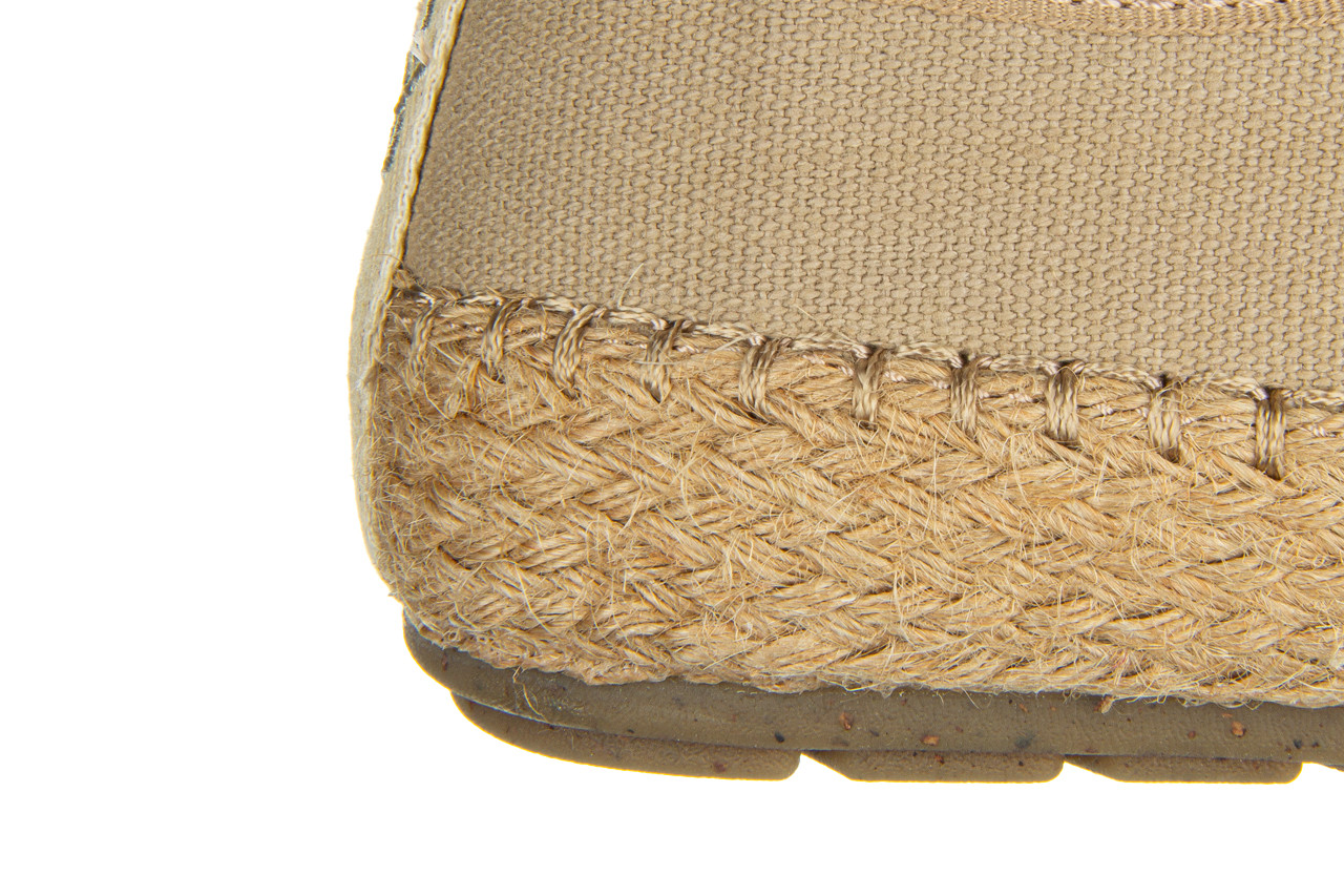 Espadryle emu agonis organic almond 119188, brązowy, materiał  - sznurowane - półbuty - buty damskie - kobieta 15
