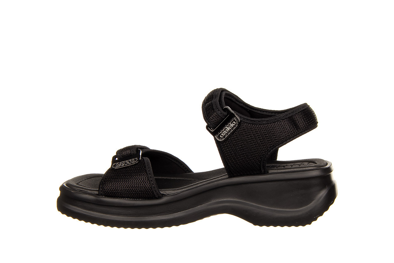 Sandały azaleia vera therapy pap ad black 23 198035, czarny, materiał - płaskie - sandały - buty damskie - kobieta 10