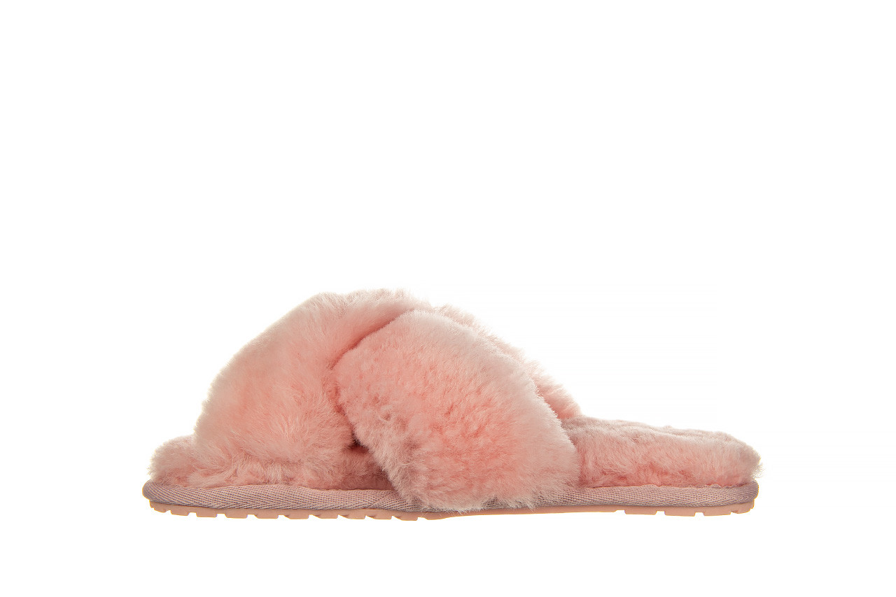 Kapcie emu mayberry baby pink 119132, róż, futro naturalne  - trendy - kobieta 11