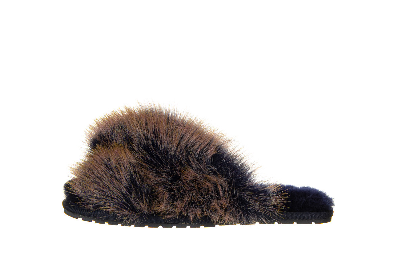 Kapcie emu mayberry lava midnight 119135, granat, futro naturalne  - wygodne buty - trendy - kobieta 9