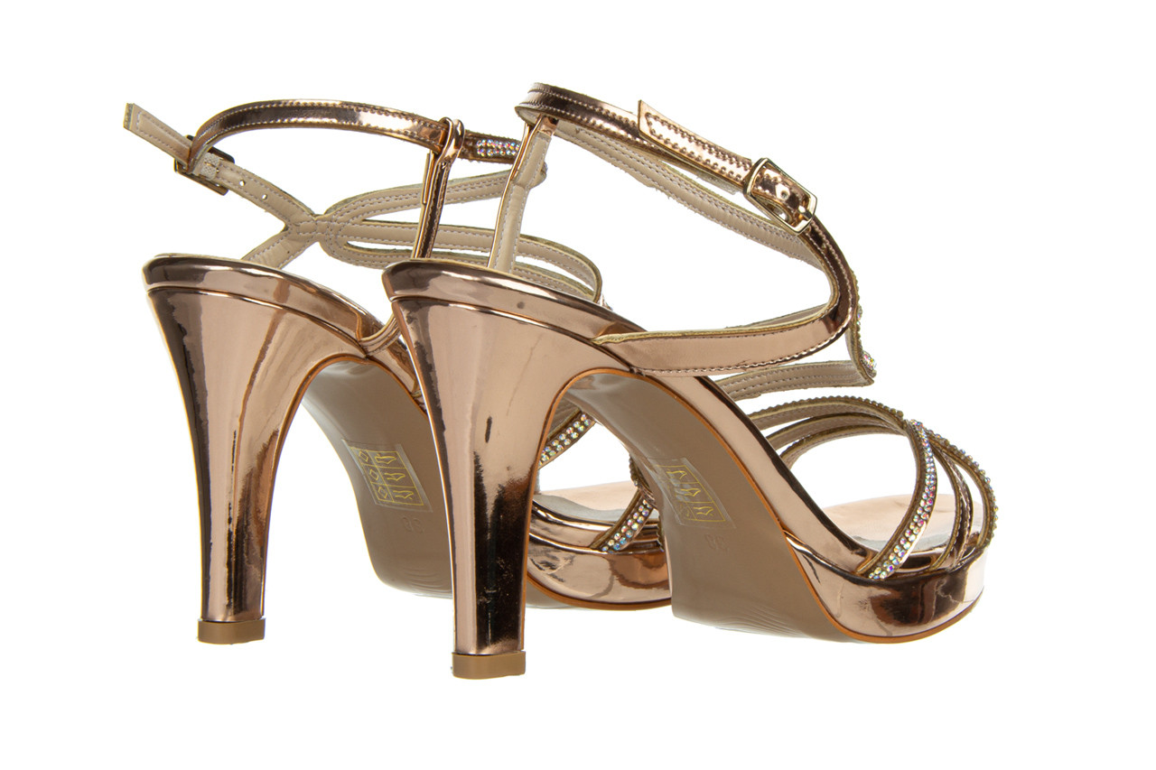Sandały bayla-187 557-717 rose 187038, różowe złoto, skóra ekologiczna - na platformie - sandały - buty damskie - kobieta 12