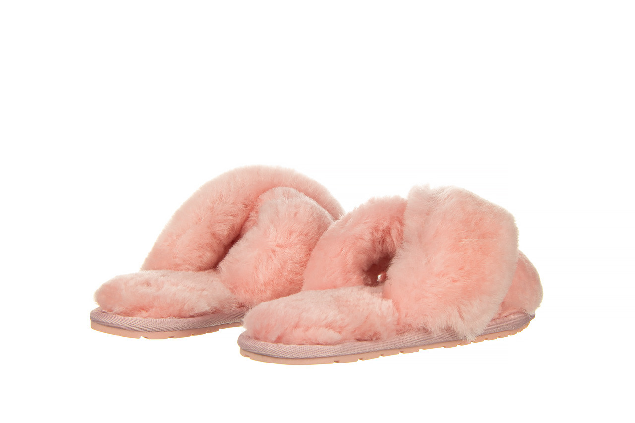 Kapcie emu mayberry baby pink 119132, róż, futro naturalne  - wygodne buty - trendy - kobieta 12