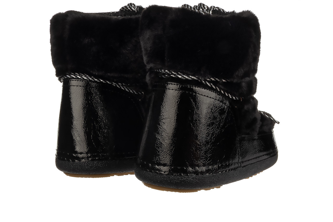 Śniegowce bayla-194 moonia black 194009, czarny, futro sztuczne  - śniegowce - śniegowce i kalosze - buty damskie - kobieta 9