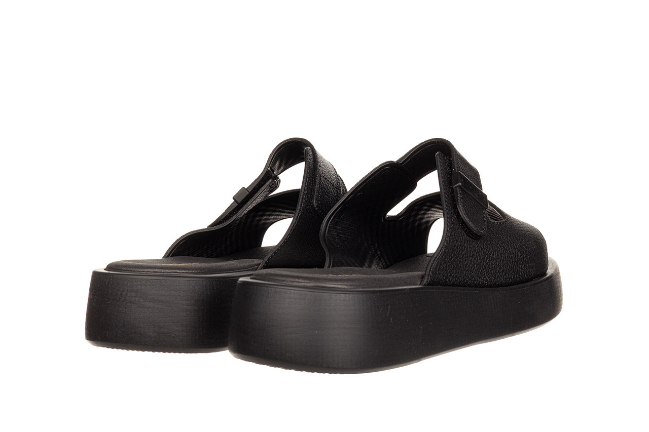 Klapki azaleia isadora soft flatform black 198011, czarny, tworzywo - piankowe - klapki - buty damskie - kobieta 9