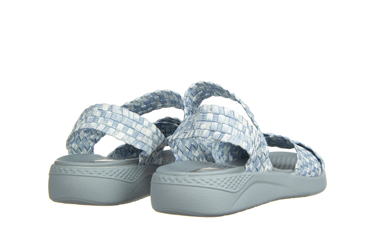 Sandały rock erika perena blue sm 032890, wielokolorowe, materiał - sandały - buty damskie - kobieta 9