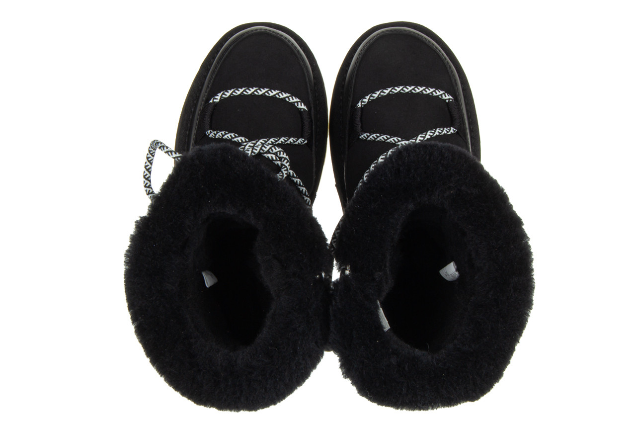 Śniegowce emu blurred black 23 119172, czarny, skóra naturalna - śniegowce i kalosze - buty damskie - kobieta 14