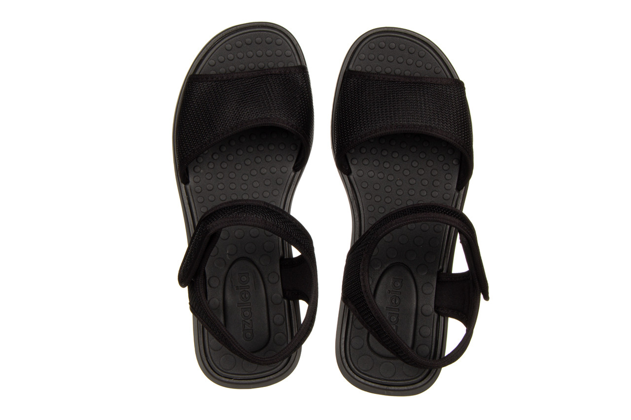 Sandały azaleia cassia comfy papete black 198030, czarny, materiał - sandały - buty damskie - kobieta 13