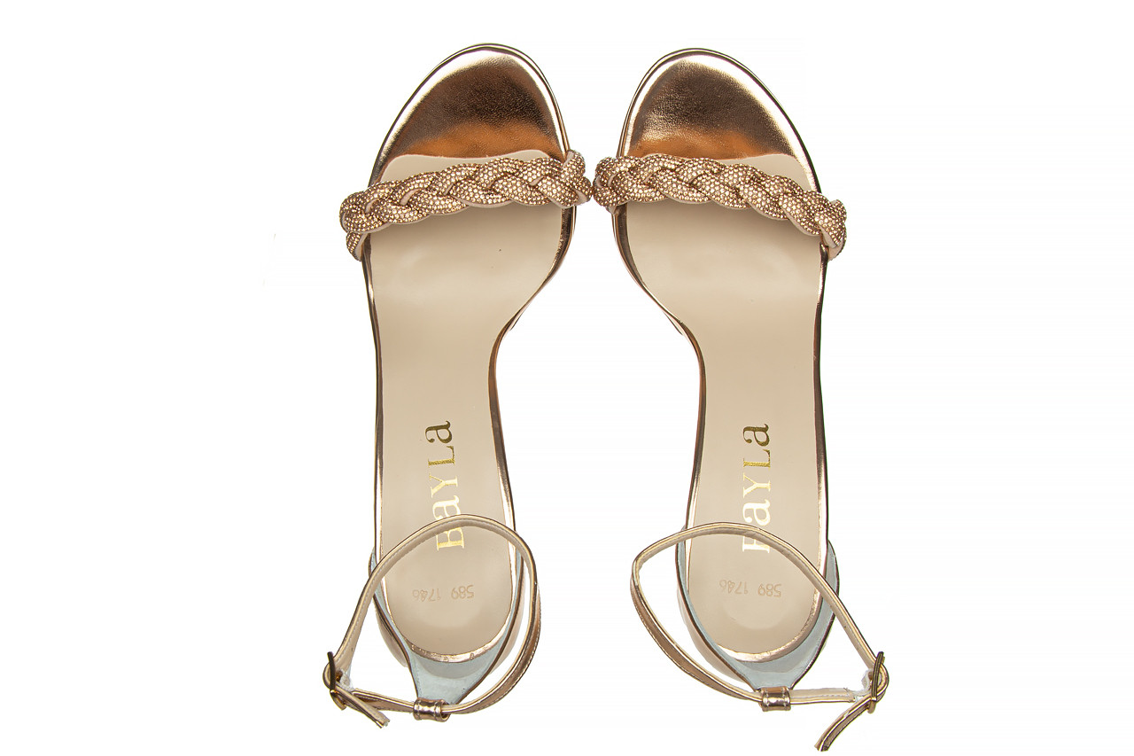 Sandały bayla-187 589-1746 rose 187059, różowe złoto, skóra ekologiczna - na platformie - sandały - buty damskie - kobieta 13
