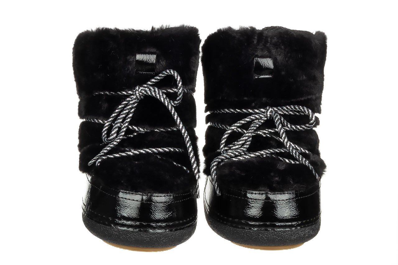 Śniegowce bayla-194 moonia black 194009, czarny, futro sztuczne  - śniegowce - śniegowce i kalosze - buty damskie - kobieta 10