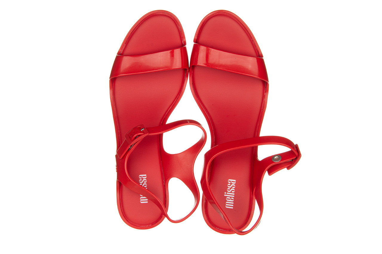 Sandały melissa lady emme ad red 010387, czerwony, guma - na obcasie - sandały - buty damskie - kobieta 10