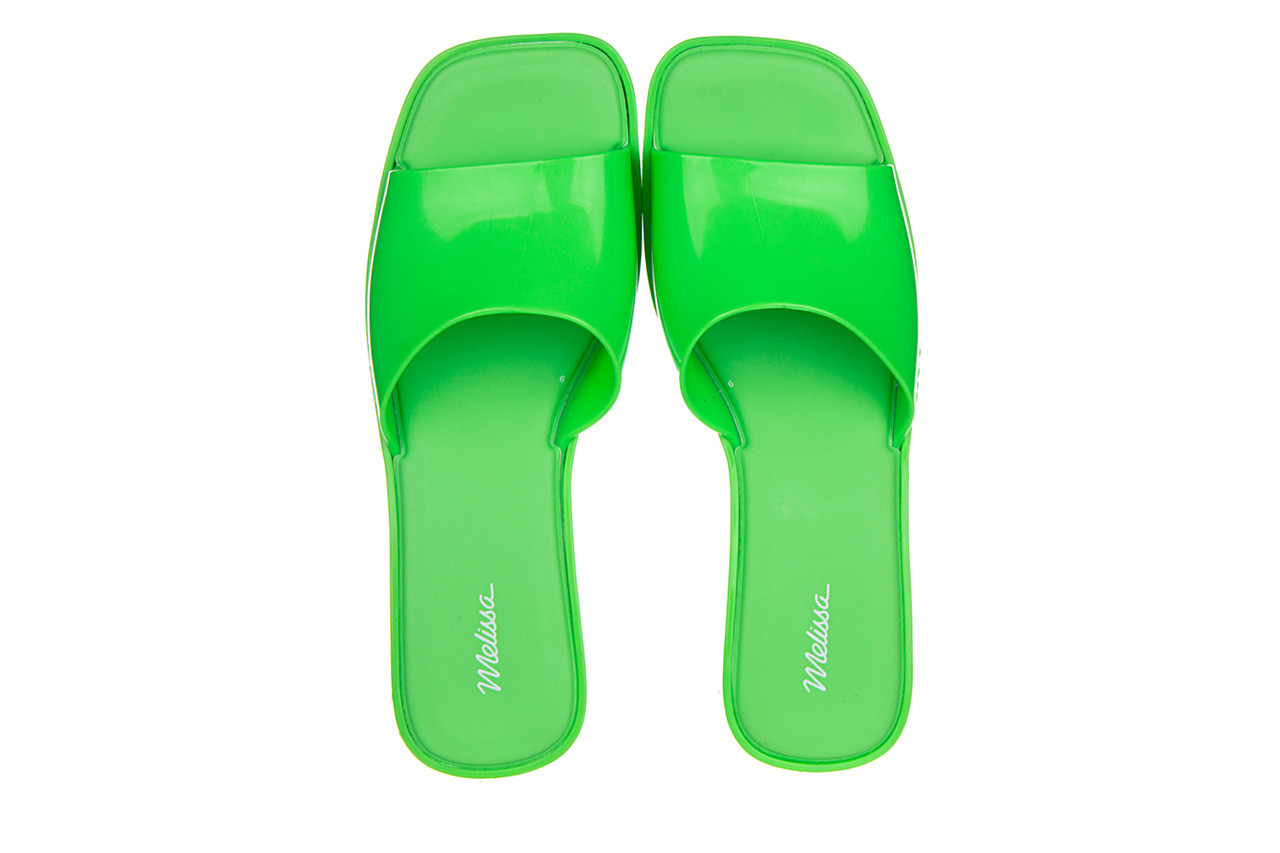 Klapki melissa shape ad green 010395, zielony, guma - gumowe/plastikowe - klapki - buty damskie - kobieta 10