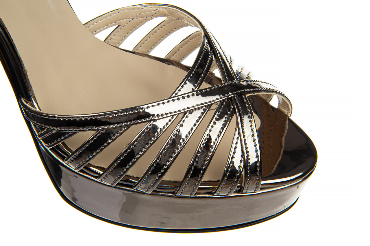 Sandały bayla-187 1840-7023 platinum 187034, czarny, skóra ekologiczna - na platformie - sandały - buty damskie - kobieta 15