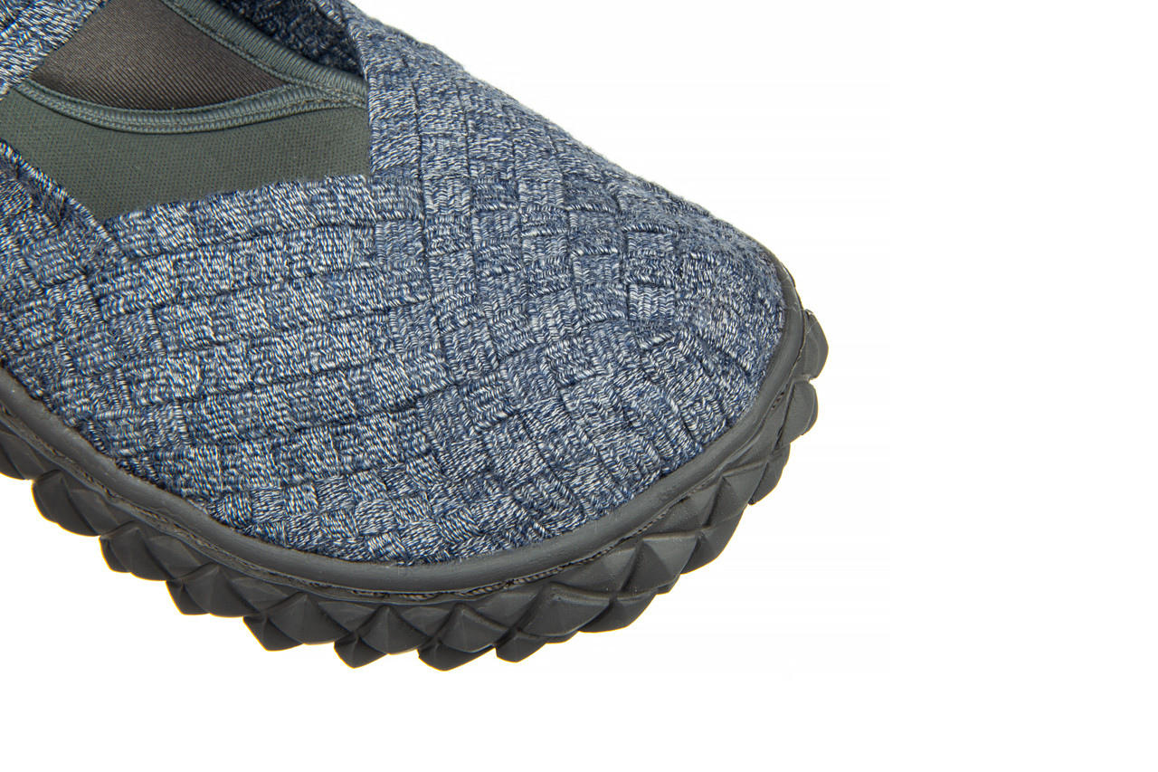 Sandały rock over sandal jeans smoke 032859, niebieski, materiał - gumowe - sandały - buty damskie - kobieta 15