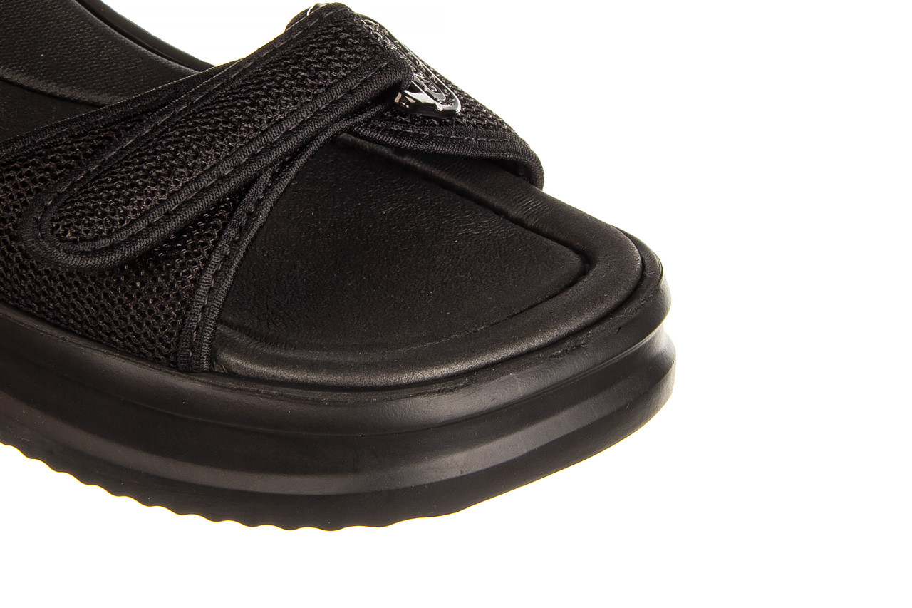 Sandały azaleia vera therapy pap ad black 22 198025, czarny, materiał - płaskie - sandały - buty damskie - kobieta 13