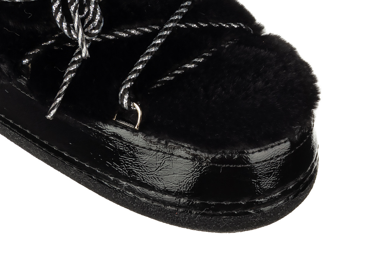 Śniegowce bayla-194 moonia black 194009, czarny, futro sztuczne  - sale - buty damskie - kobieta 11