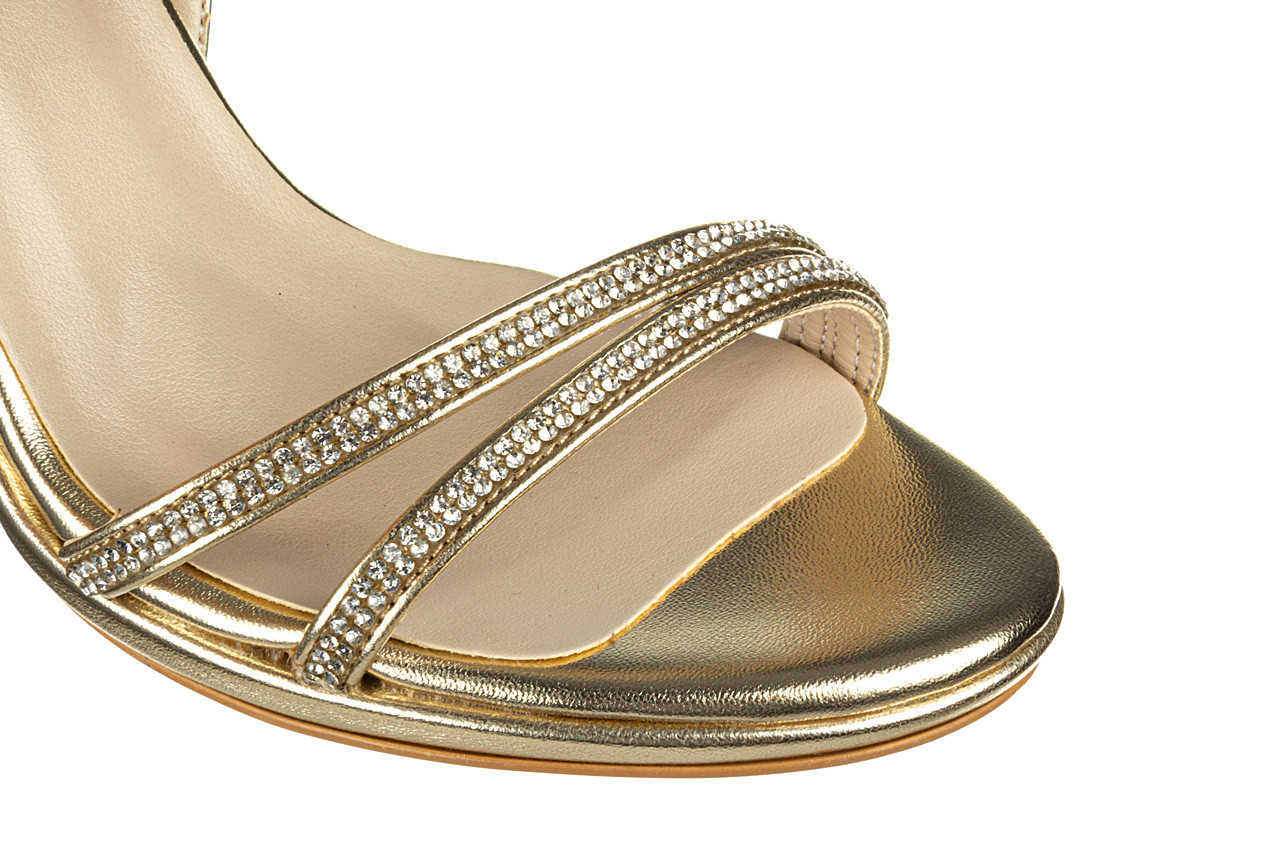 Sandały bayla-187 587-1120 gold 187040, złoty, skóra ekologiczna - na szpilce - sandały - buty damskie - kobieta 11