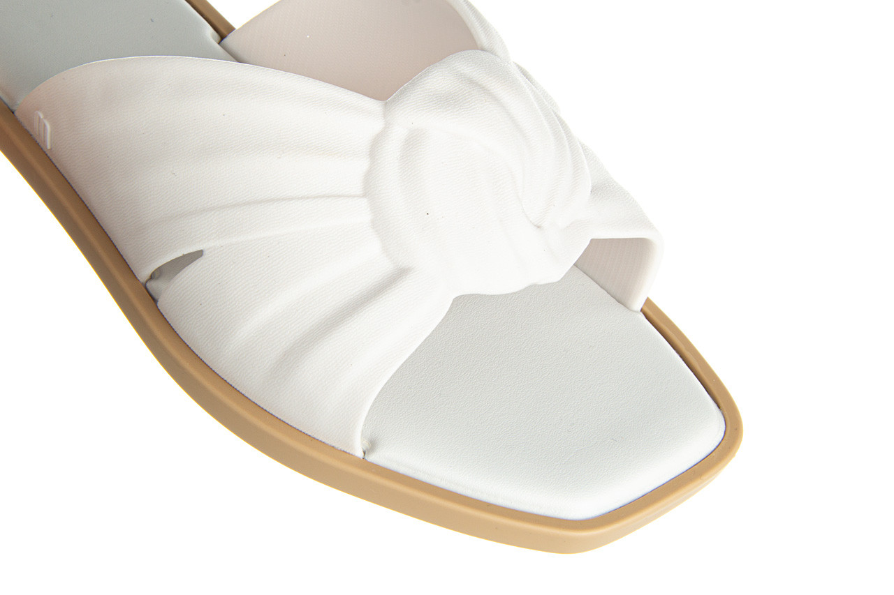 Klapki melissa plush ad beige white 010390, biały, guma - gumowe/plastikowe - klapki - buty damskie - kobieta 11