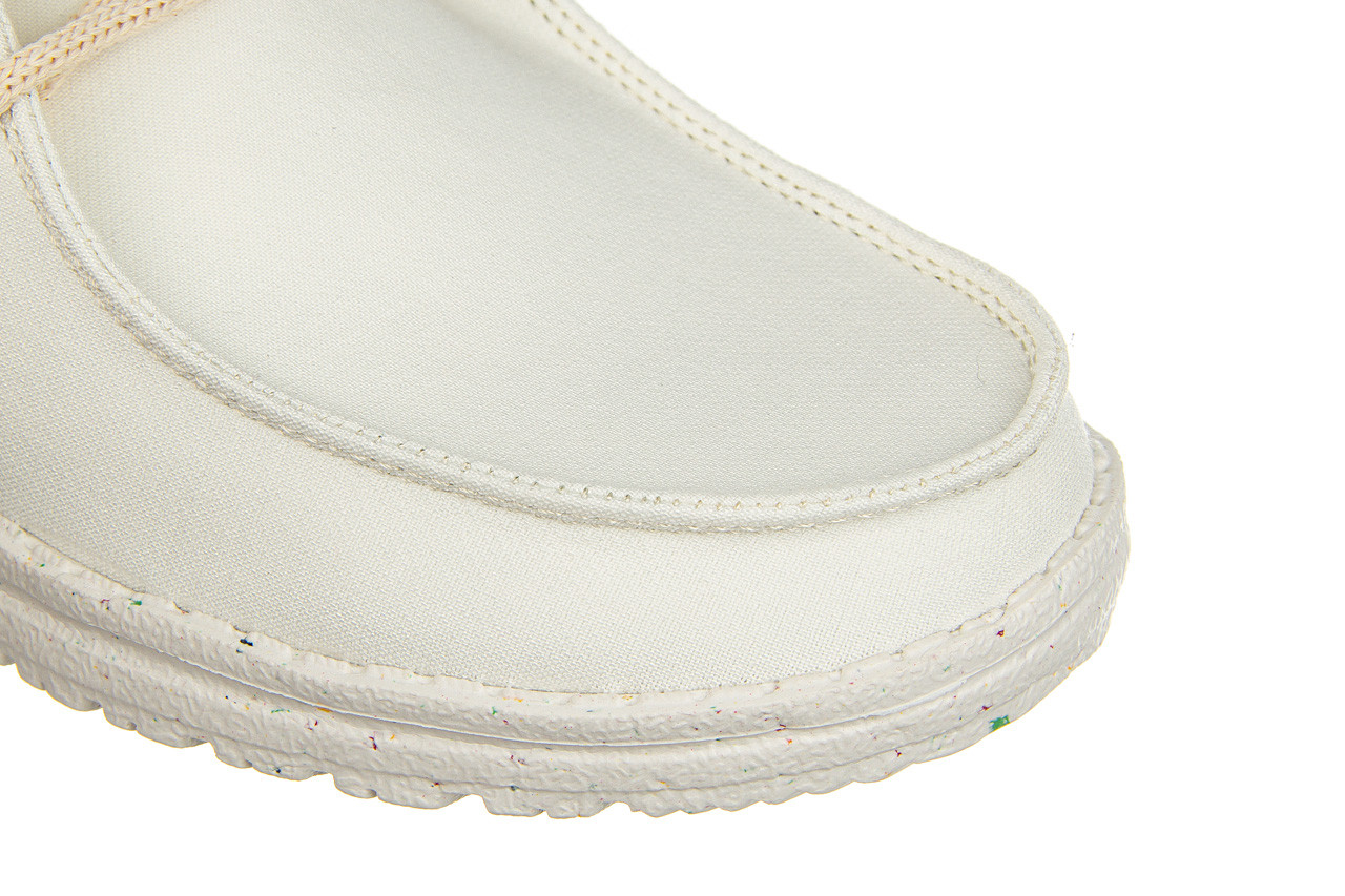 Półbuty heydude wendy natural salt 003245, biały, materiał - sznurowane - półbuty - buty damskie - kobieta 13