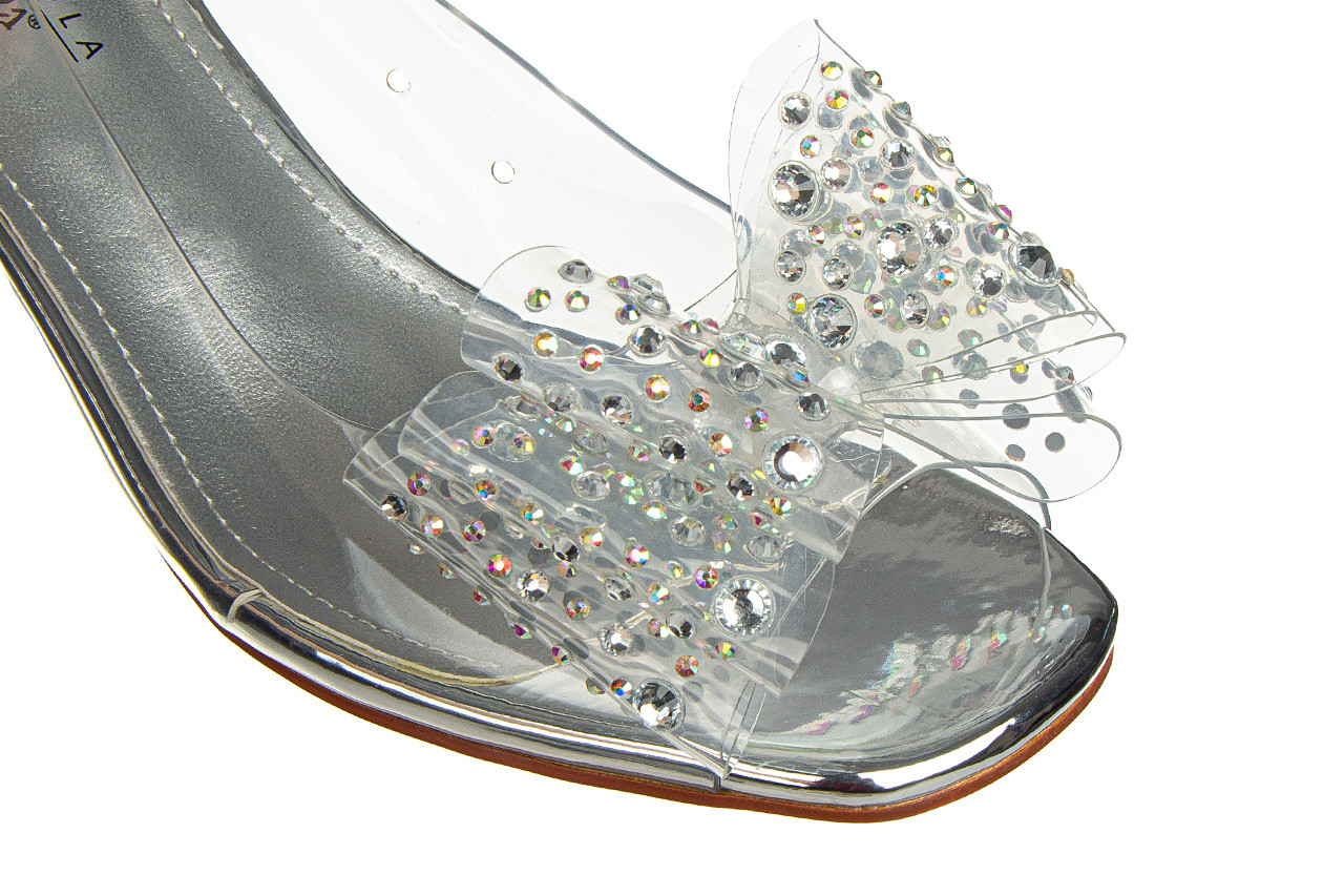Sandały lola lola by sca'viola g-60 silver 047205, srebrny, silikon - na obcasie - sandały - buty damskie - kobieta 12