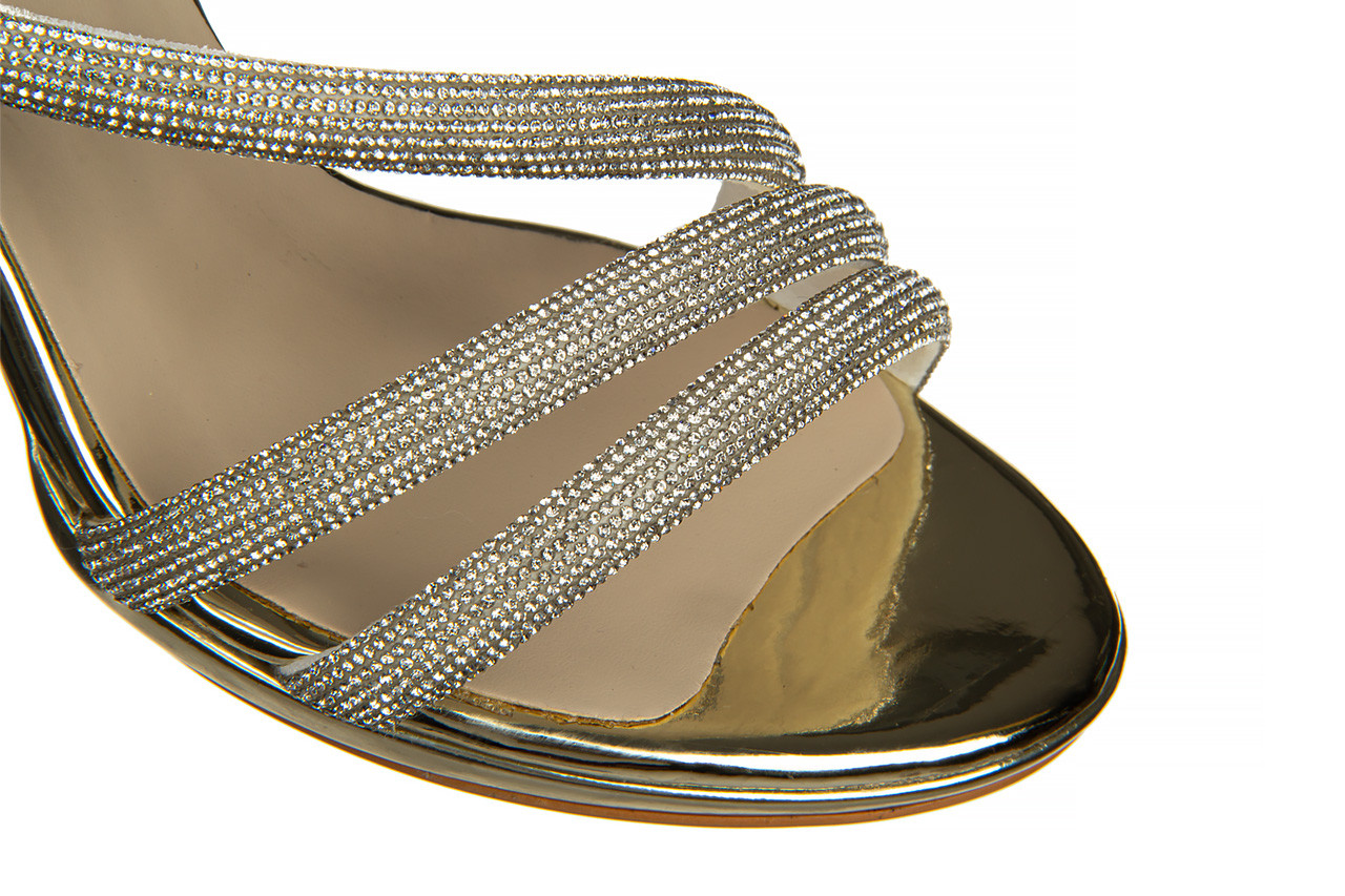 Sandały bayla-187 587-1733 gold 187101, złoty, skóra ekologiczna - na platformie - sandały - buty damskie - kobieta 15