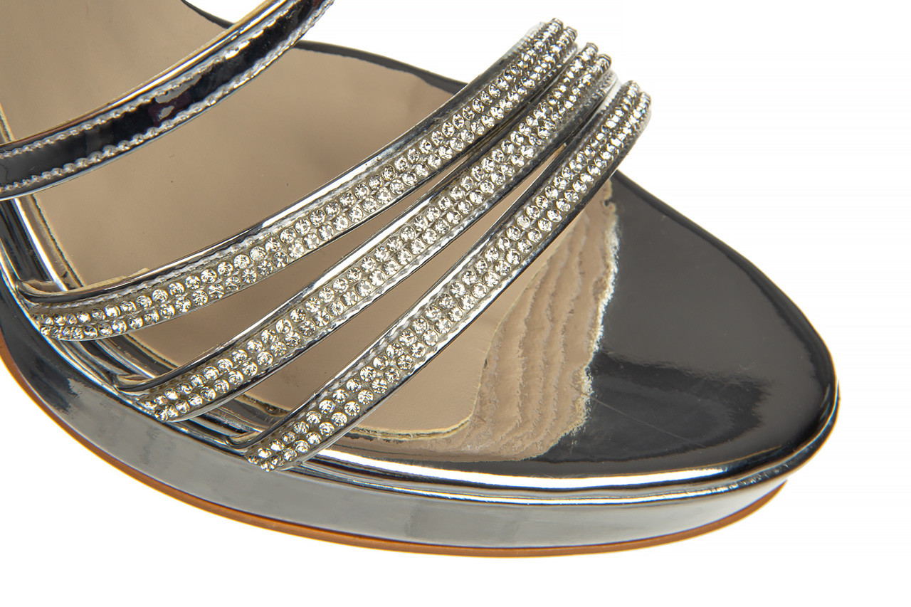 Sandały bayla-187 557-750 silver 187089, srebrny, skóra ekologiczna - sandały - buty damskie - kobieta 14