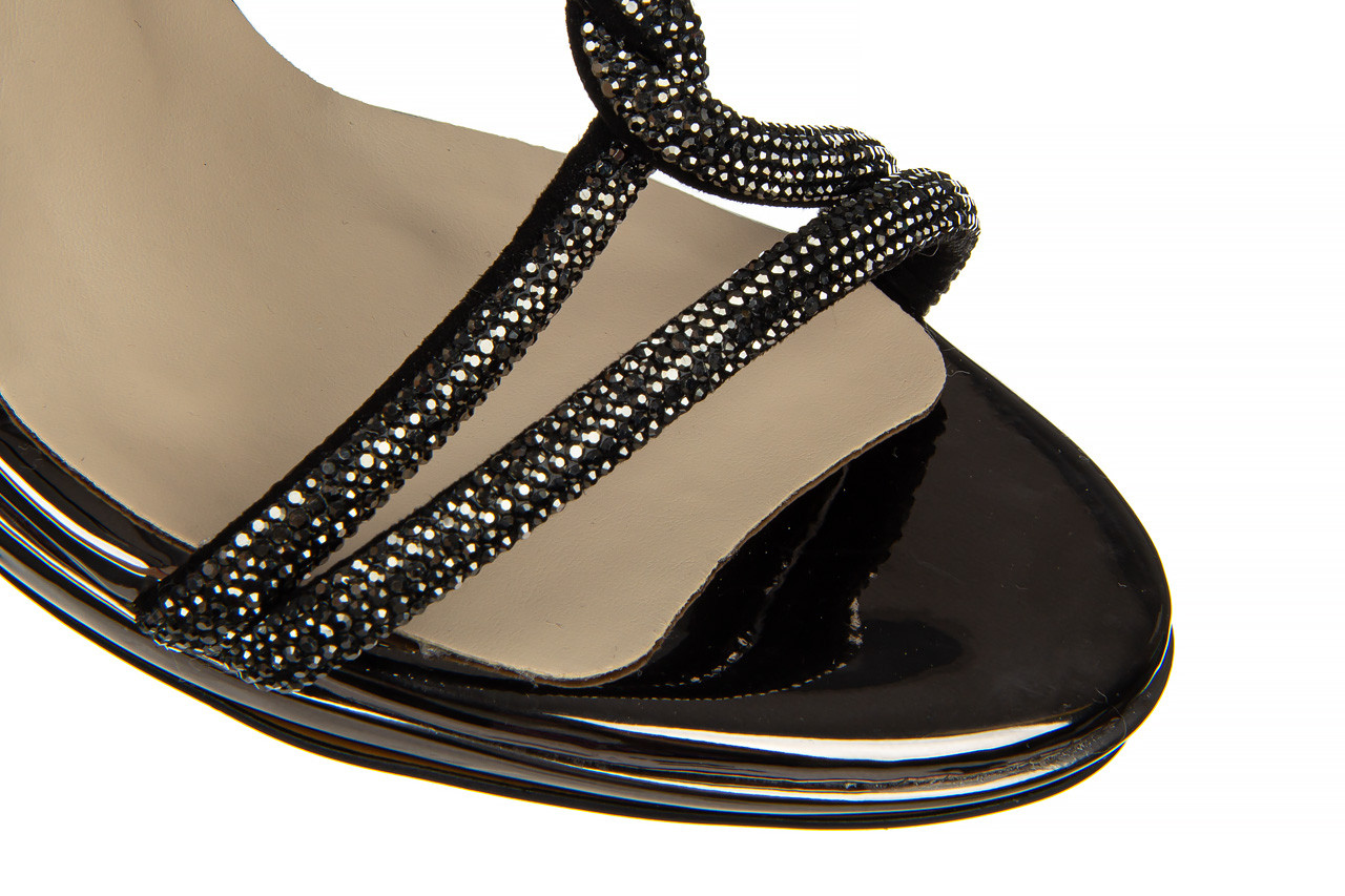 Sandały bayla-187 589-1747 platinum 187106, czarny, skóra ekologiczna - na platformie - sandały - buty damskie - kobieta 15